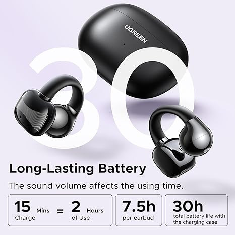 هدفون بلوتوث TWS داخل گوش هدست بی سیم HITUNE S3 TRUE CLIP سیاه 45785 Ugreen