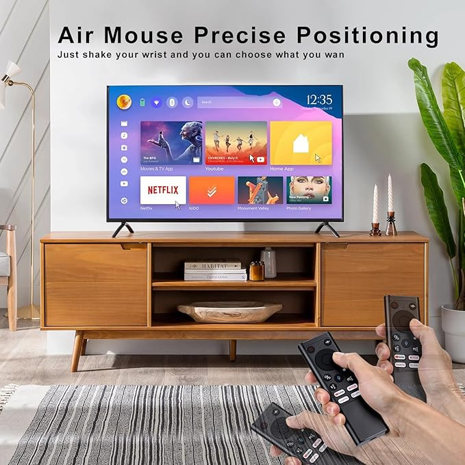 ریموت هوشمند KASTWAVE Universal – کنترل بلوتوثی چندمنظوره با مینیکیبورد و Air Mouse