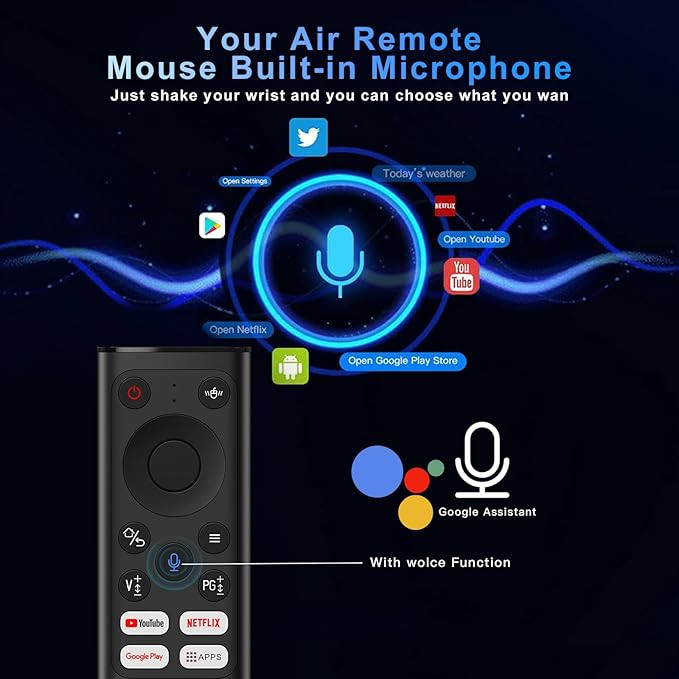 ریموت هوشمند KASTWAVE Universal – کنترل بلوتوثی چندمنظوره با مینیکیبورد و Air Mouse