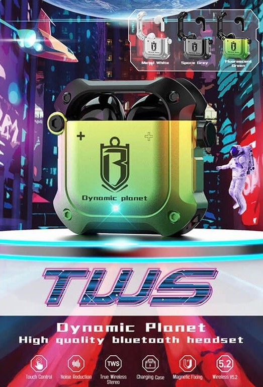 هندزفری بلوتوث گیمینگ باوین (BAVIN) مدل BAVIN-09 DYNAMIC PLANETa