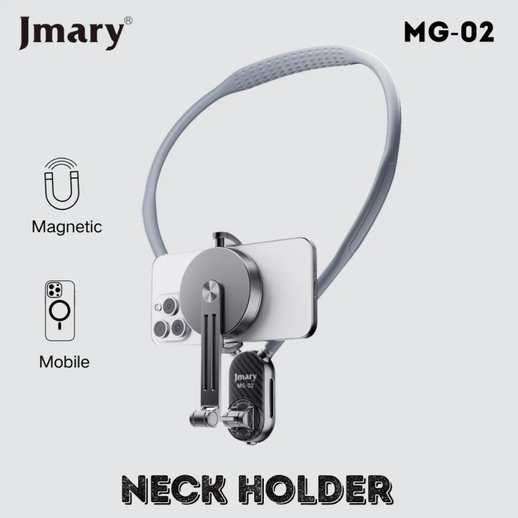 هولدر گردنی موبایل Jmary MG02 – نگهدارنده مغناطیسی بدون نیاز به دست