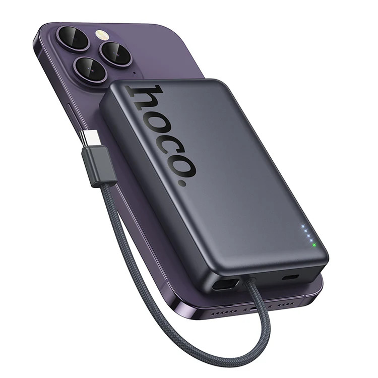 پاوربانک مغناطیسی هوکو مدل Q44 – ظرفیت 10000 mAh با شارژ سریع 20W و شارژ بیسیم