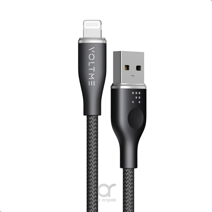 کابل شارژ و دیتا VOLTME Powerlink Rugg ATL – USB-A به Lightning ۱٫۲ متر