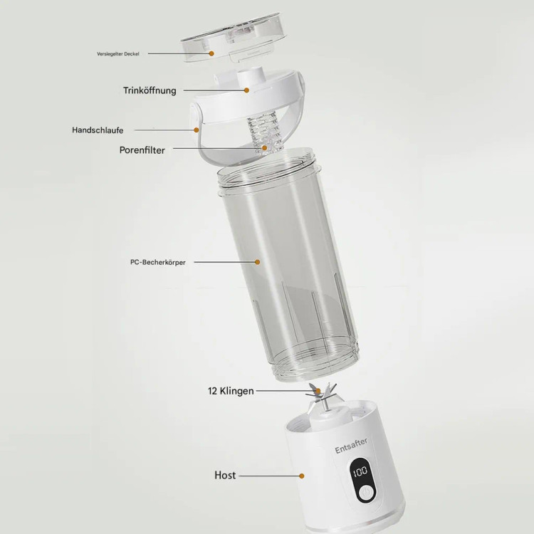 مخلوط کن شارژی قابل حمل JBQ مدل Portable Blender 600ML
