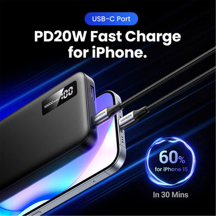 پاوربانک 22.5 وات یوگرین مدل PB311-25742 ظرفیت 10000 میلی آمپر ساعت