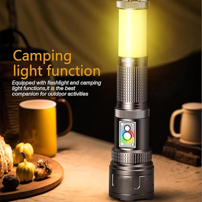 چراغ قوه شارژی چندکاره کمپینگ مدل Multifunction Camping Light