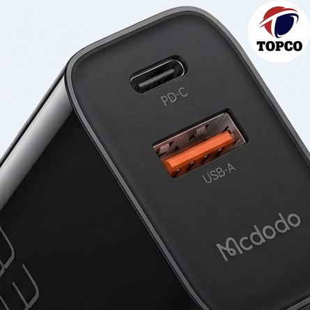 شارژر فست شارژ Mcdodo 33W مدل CH-0150 | آداپتور USB و Type-C PD
