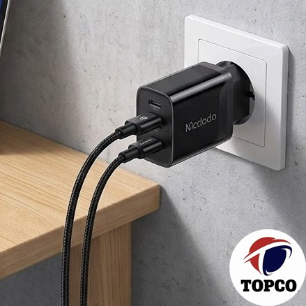 شارژر فست شارژ Mcdodo 33W مدل CH-0150 | آداپتور USB و Type-C PD
