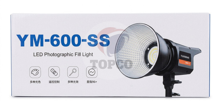 چراغ پرکننده نور LED یوانمن مدل YM-600-SS با ریموت کنترل