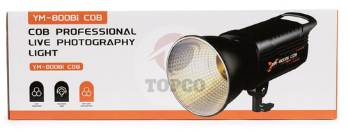 چراغ حرفهای عکاسی COB مدل YM-800Bi با قابلیت تنظیم دمای رنگ