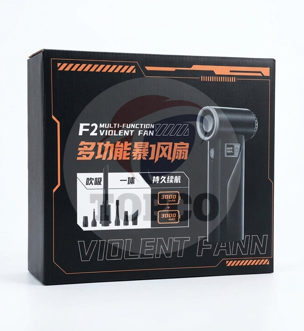 جت فن F2 TURBO Violent Fan | دمنده و مکنده شارژی پرقدرت-ارسال به سراسر ایران